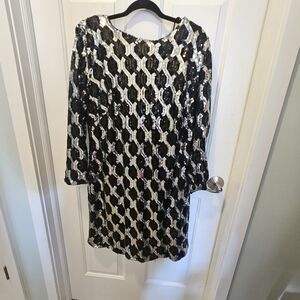 Eloquii‎ Cowl Back Sequined Dress SZ 18